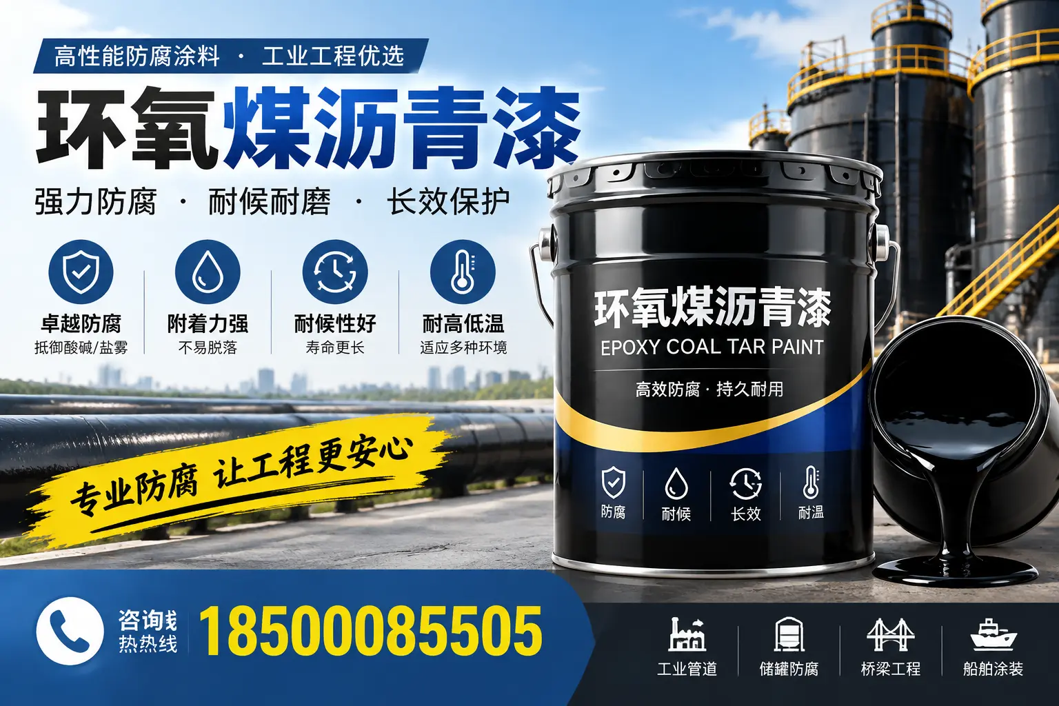 环氧煤沥青漆的施工方法与注意事项,确保在西宁顺利完成
